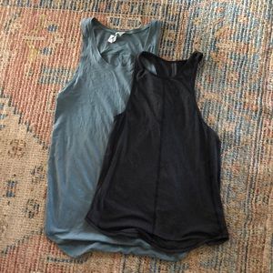 Two lululemon tanks